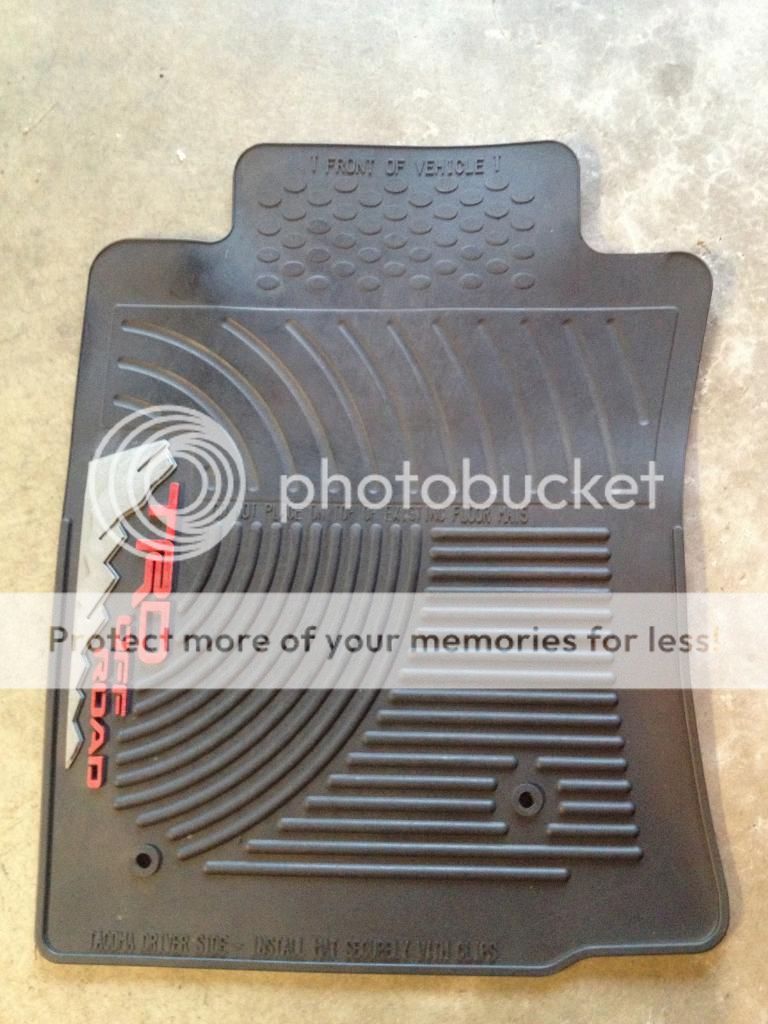 TRD Rubber Mats For Sale World